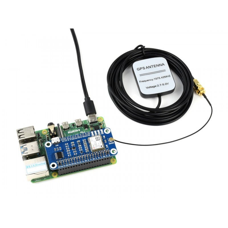 NEO-M8T GNSS Timing HAT for Raspberry Pi by Waveshare - The Pi Hut