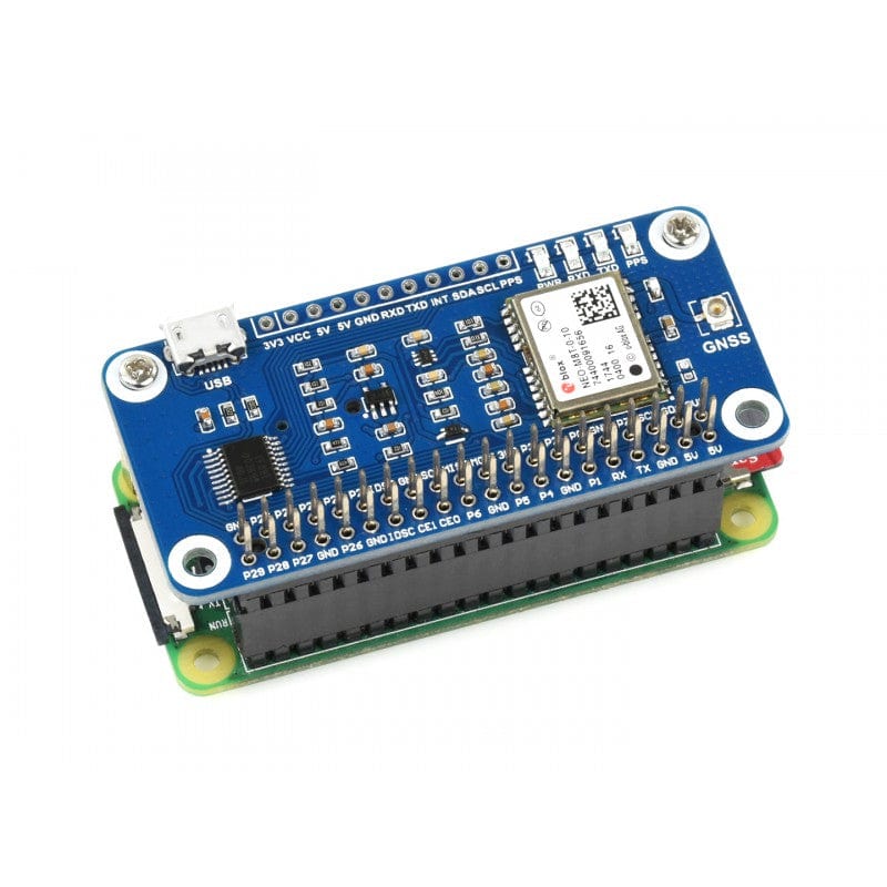 NEO-M8T GNSS Timing HAT for Raspberry Pi by Waveshare - The Pi Hut