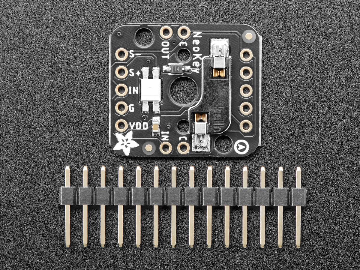 NeoKey Socket Breakout for Mechanical Key Switches with NeoPixel (For MX Compatible Switches) by Adafruit - The Pi Hut