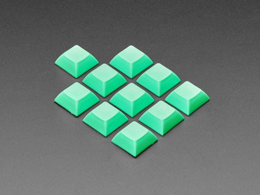 Neon Green DSA Keycaps for MX Compatible Switches - 10 pack by The Pi Hut - The Pi Hut