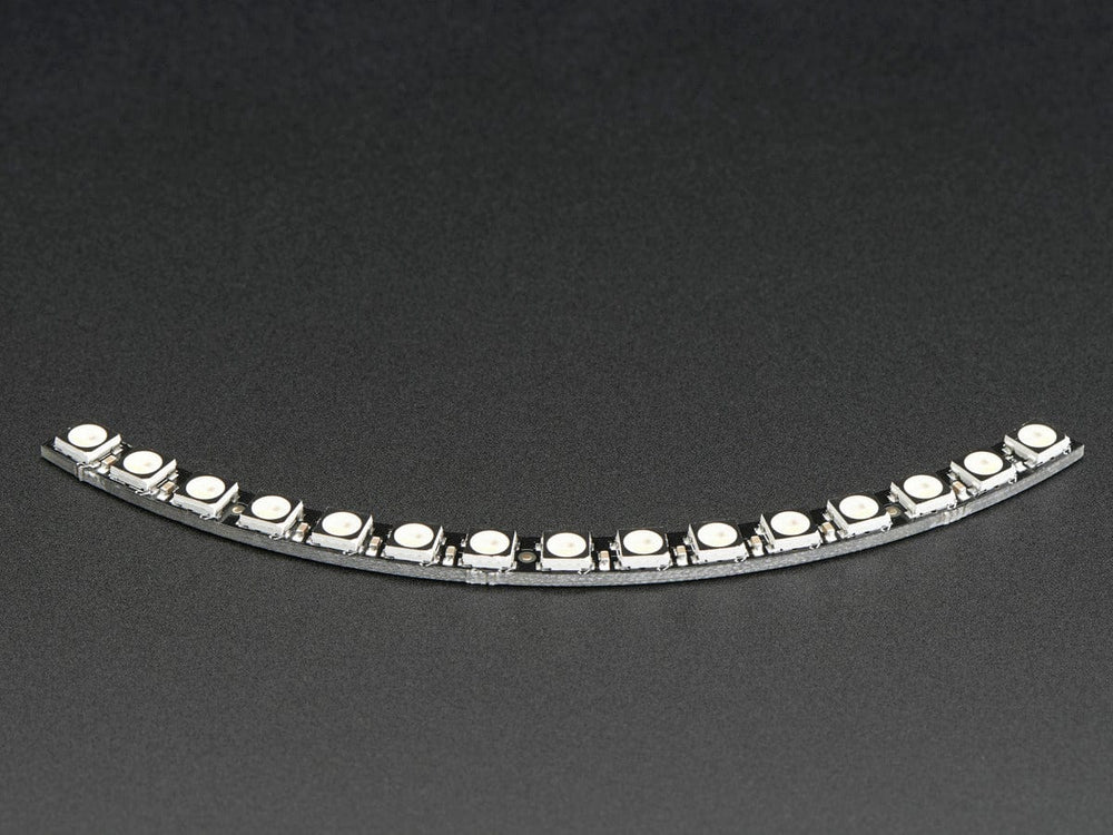 NeoPixel 1/4 60 Ring - 5050 RGBW LED w/ Integrated Drivers (Cool White - ~6000K) by Adafruit - The Pi Hut