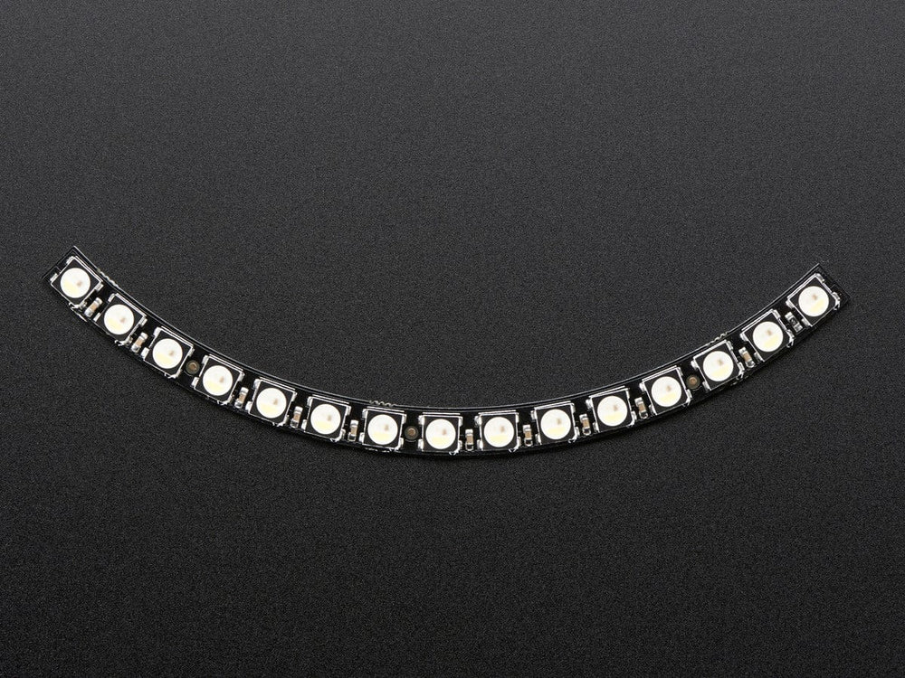 NeoPixel 1/4 60 Ring - 5050 RGBW LED w/ Integrated Drivers (Cool White - ~6000K) by Adafruit - The Pi Hut