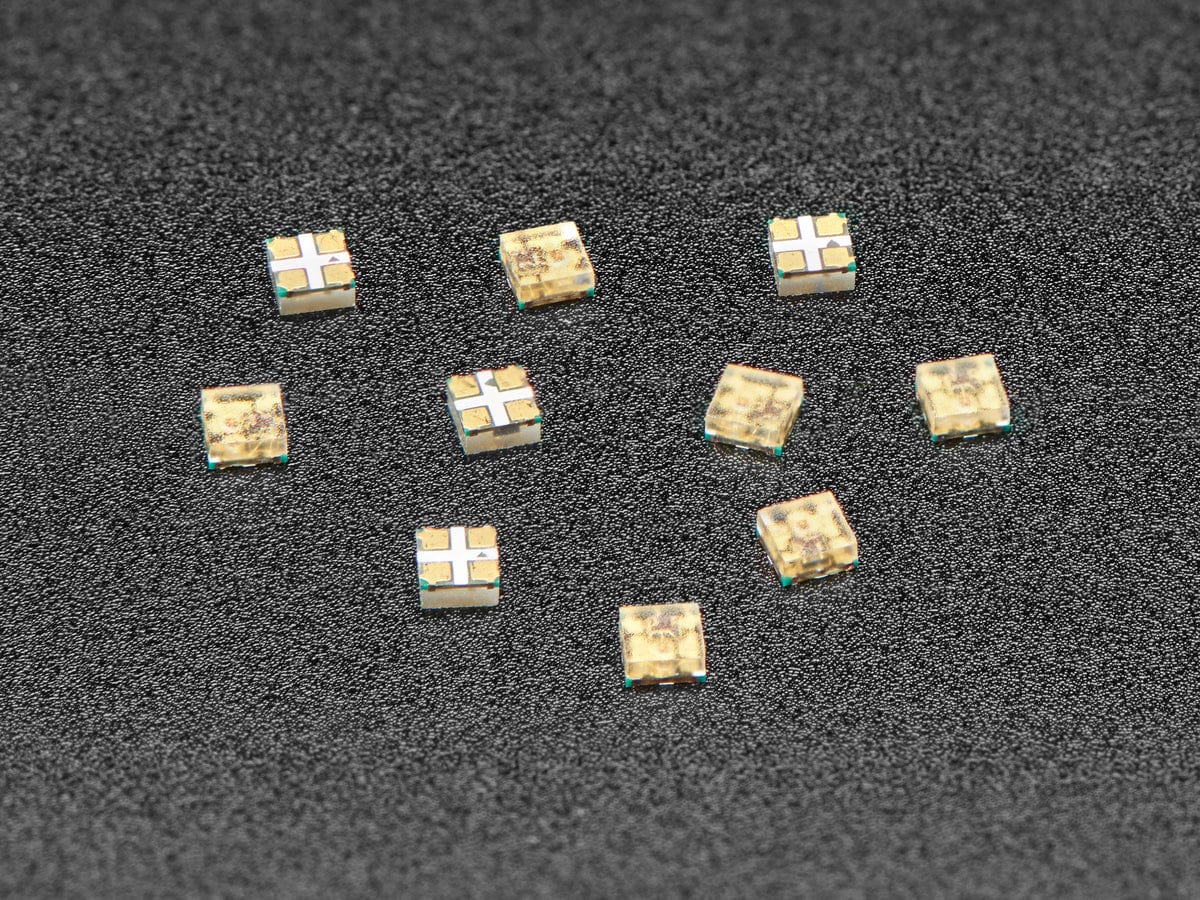NeoPixel Addressable 1515 LEDs (1.5mm x 1.5mm) - 10 pack (SK6805-E-J) by Adafruit - The Pi Hut