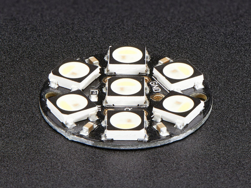 NeoPixel Jewel - 7 x 5050 RGBW LED w/ Integrated Drivers (Cool White - ~6000K) by Adafruit - The Pi Hut