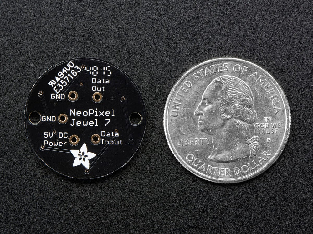 NeoPixel Jewel - 7 x 5050 RGBW LED w/ Integrated Drivers (Natural White - ~4500K) by Adafruit - The Pi Hut