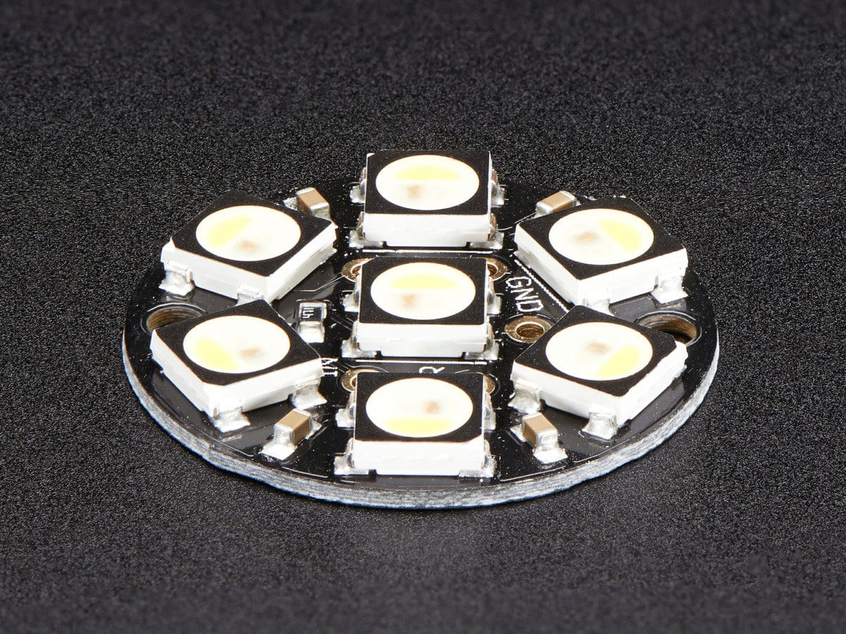 NeoPixel Jewel - 7 x 5050 RGBW LED w/ Integrated Drivers - The Pi Hut