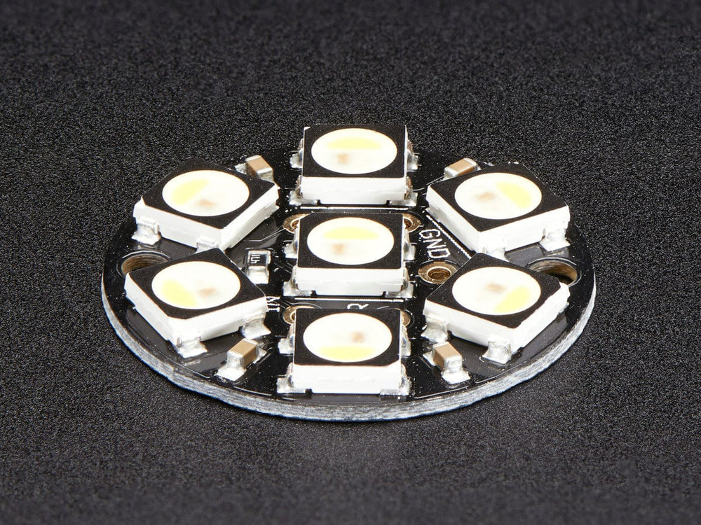 NeoPixel Jewel - 7 x 5050 RGBW LED w/ Integrated Drivers (Natural White - ~4500K) by Adafruit - The Pi Hut