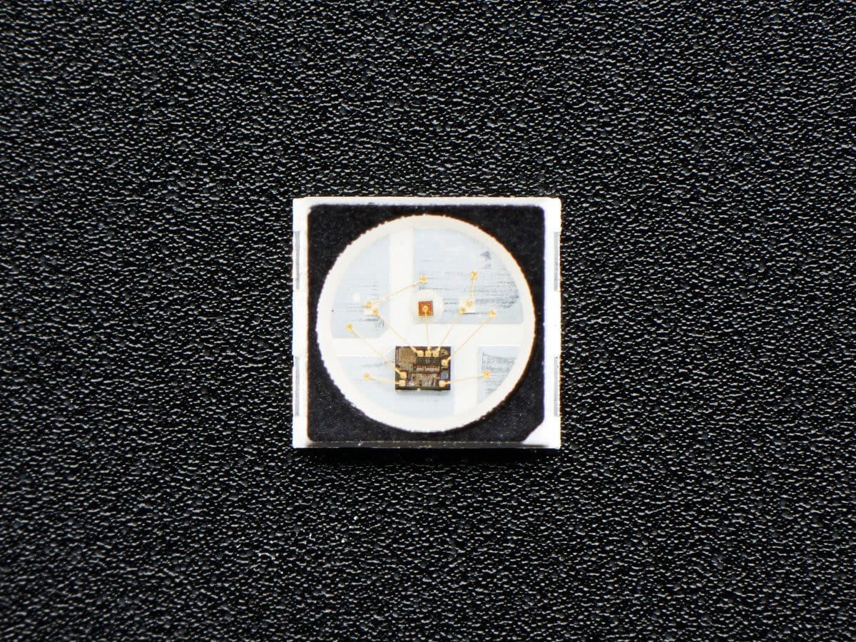 NeoPixel Mini 3535 RGB LEDs w/ Integrated Driver Chip - Black - The Pi Hut