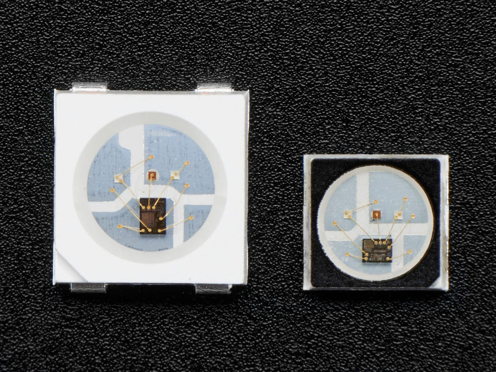 NeoPixel Mini 3535 RGB LEDs w/ Integrated Driver Chip - Black (Pack of 10) by Adafruit - The Pi Hut