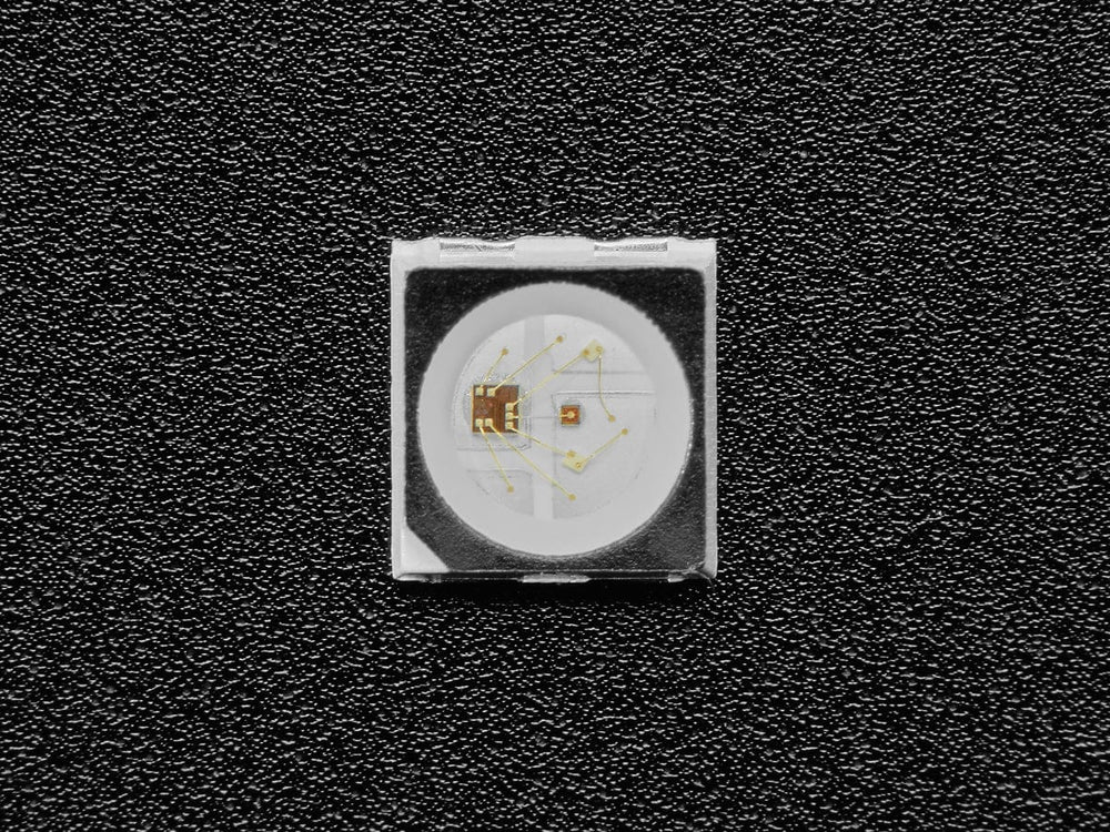 NeoPixel Mini 3535 RGB LEDs w/ Integrated Driver Chip - Black (Pack of 100) by The Pi Hut - The Pi Hut
