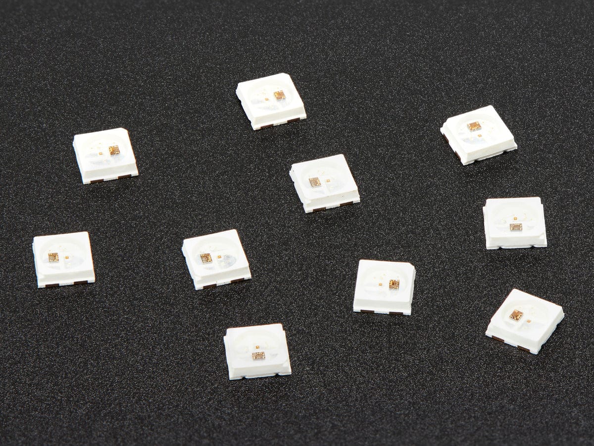 NeoPixel Mini 3535 RGB LEDs w/ Integrated Driver Chip - White - The Pi Hut