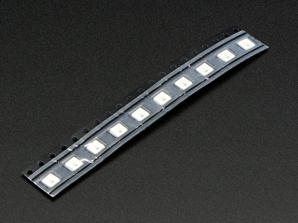 NeoPixel Mini 3535 RGB LEDs w/ Integrated Driver Chip - White (Pack of 10) by Adafruit - The Pi Hut