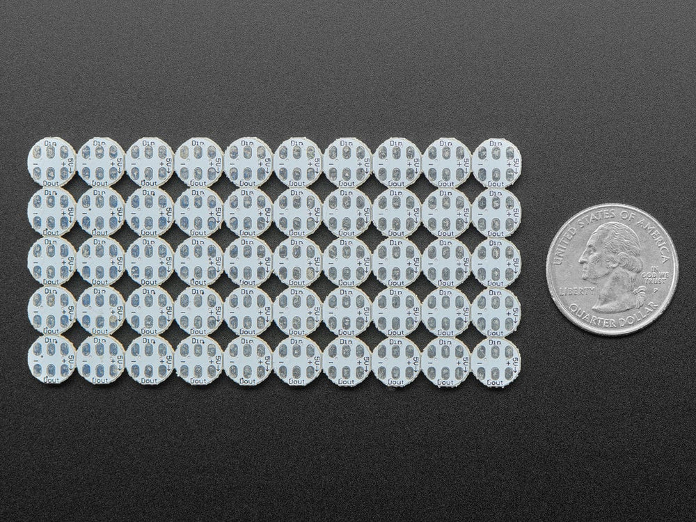 NeoPixel Mini Button PCB - Pack of 50 by Adafruit - The Pi Hut