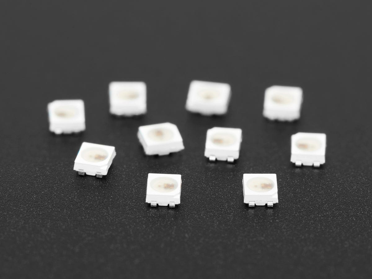 NeoPixel Nano 2427 RGB LEDs w/ Integrated Driver Chip - 10 Pack by The Pi Hut - The Pi Hut