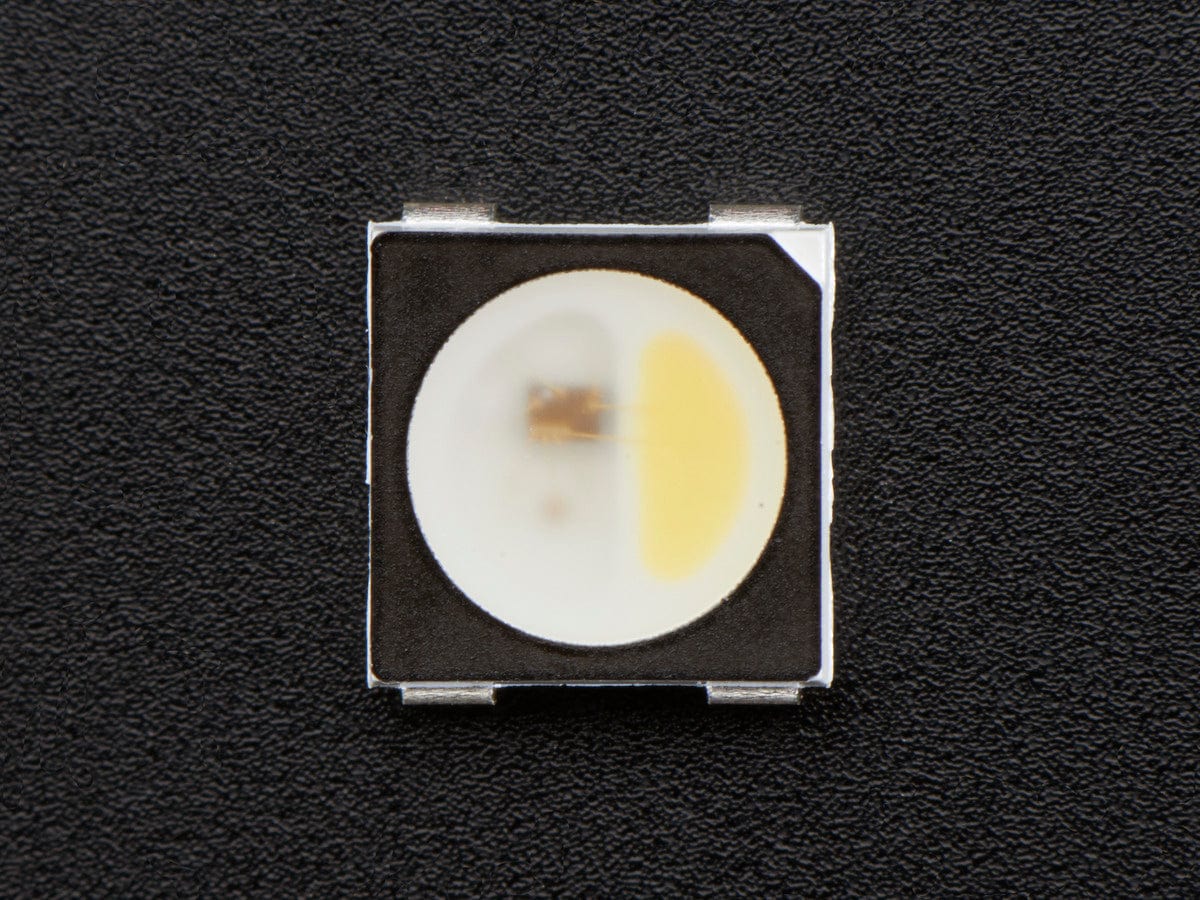 NeoPixel RGBW LEDs w/ Integrated Driver Chip - Cool White (~6000K - Black Casing - 10 Pack) by Adafruit - The Pi Hut