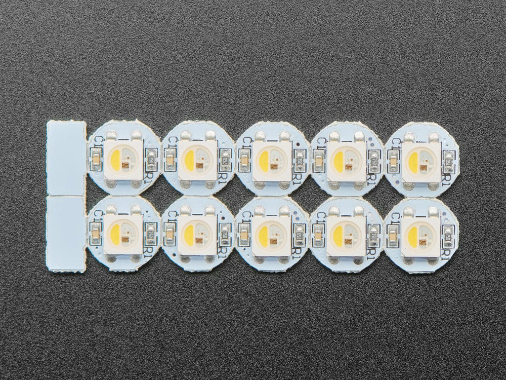 NeoPixel RGBW Mini Button PCB - Pack of 10 by The Pi Hut - The Pi Hut