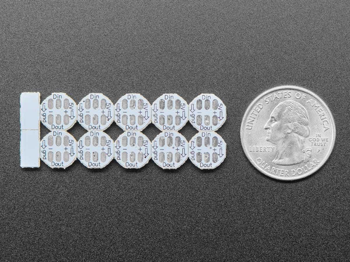 NeoPixel RGBW Mini Button PCB - Pack of 10 by The Pi Hut - The Pi Hut