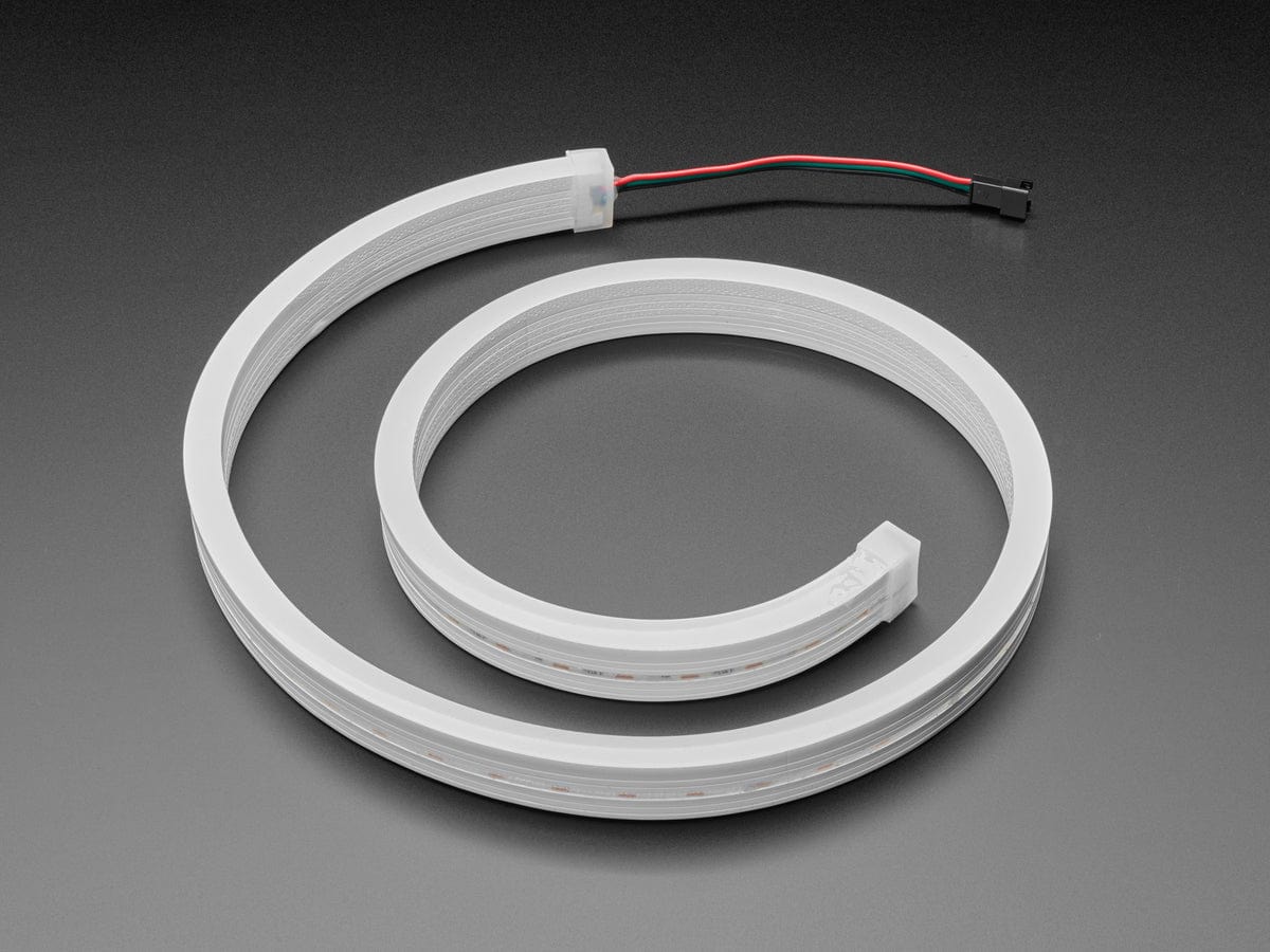 NeoPixel RGBW Neon-like Flex Strip - Cool White 5500K - 1 meter (5V 60 LEDs/m) by Adafruit - The Pi Hut