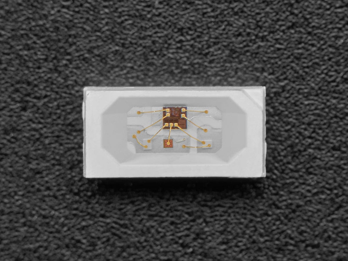 NeoPixel Side-Light RGB LED w/ Integrated Driver Chip - 10-pack (SK6812B 4020) by The Pi Hut - The Pi Hut