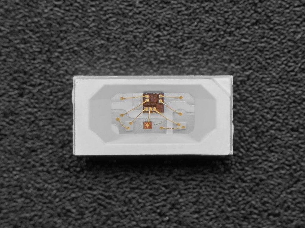 NeoPixel Side-Light RGB LED w/ Integrated Driver Chip - 10-pack (SK6812B 4020) by The Pi Hut - The Pi Hut