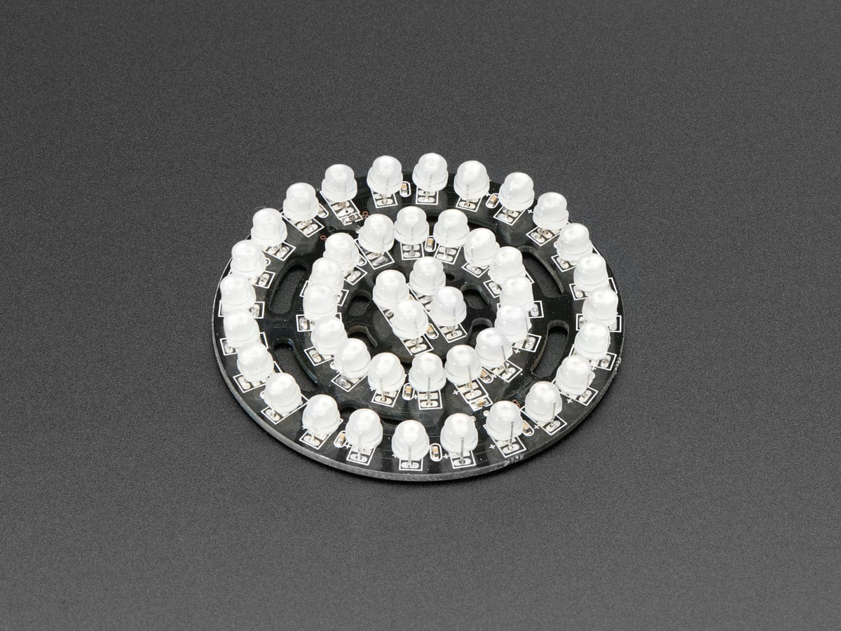 NeoPixel Triple-Ring Board with 44 Thru-Hole LEDs (66mm Diameter) by Adafruit - The Pi Hut