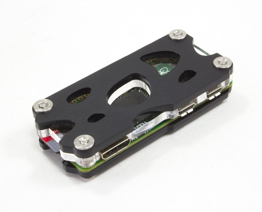 Nucleus Zero Raspberry Pi Zero Case - Black Ice by C4 Labs - The Pi Hut