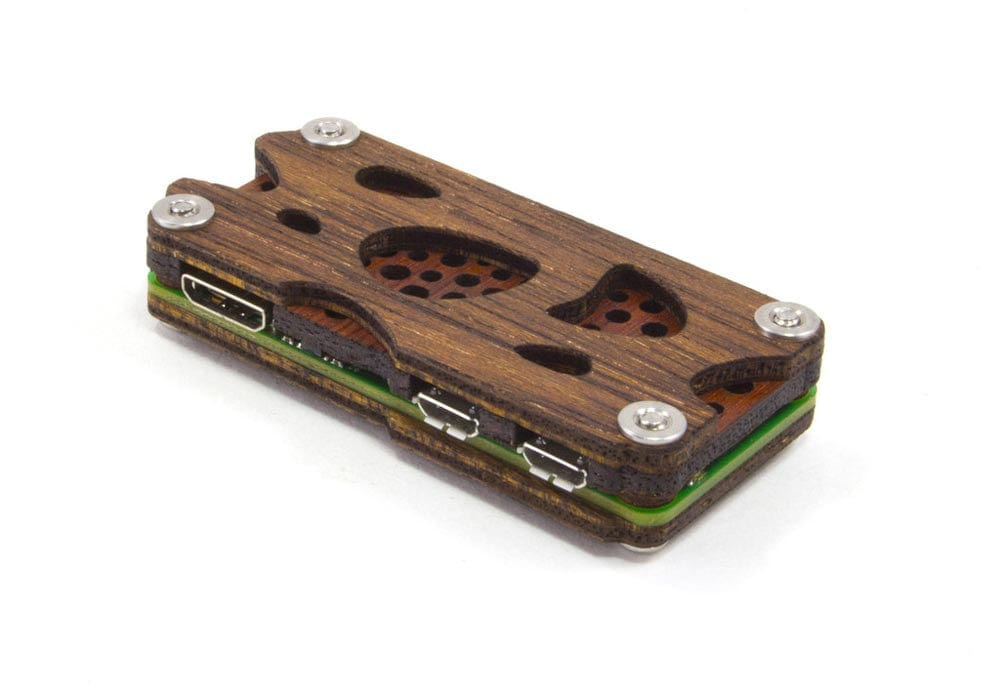 Nucleus Zero Raspberry Pi Zero Case - Wood by C4 Labs - The Pi Hut