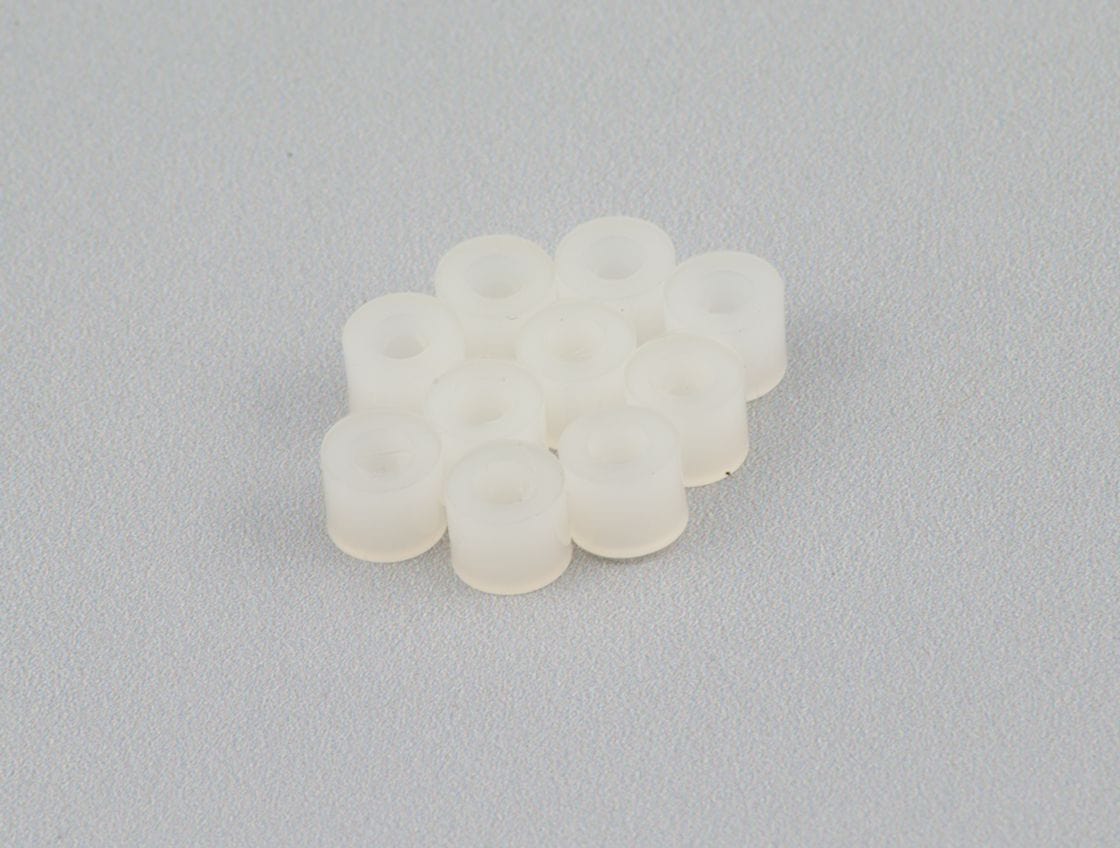 Nylon Spacer - 3.2mm ID x 6mm OD x 5mm Long (10 Pack) by ModMyPi - The Pi Hut