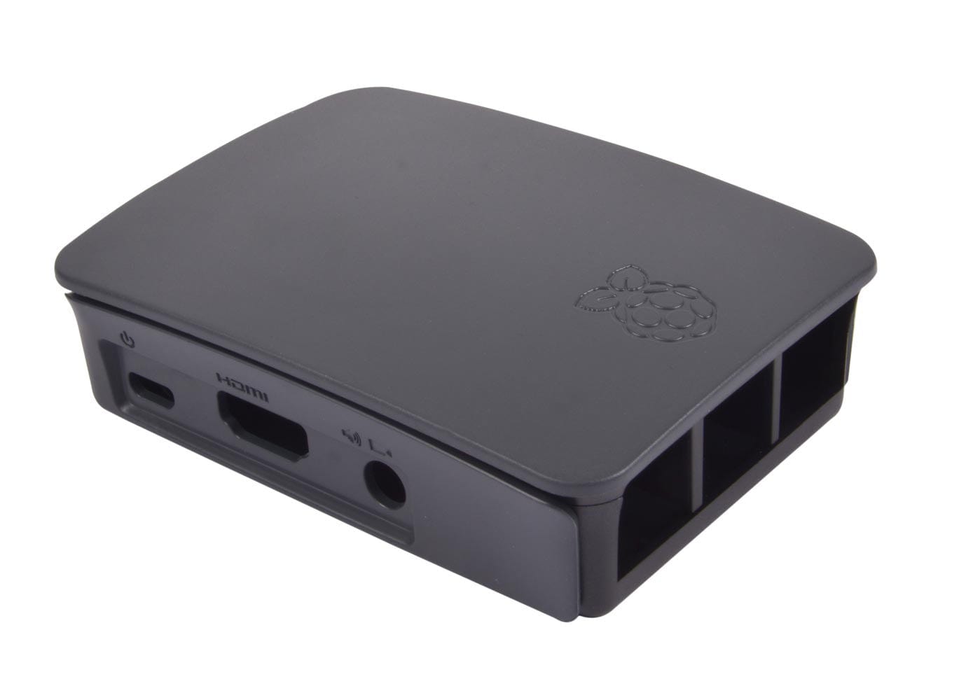 Raspberry Pi 3 Case - Black/Grey by Raspberry Pi - The Pi Hut