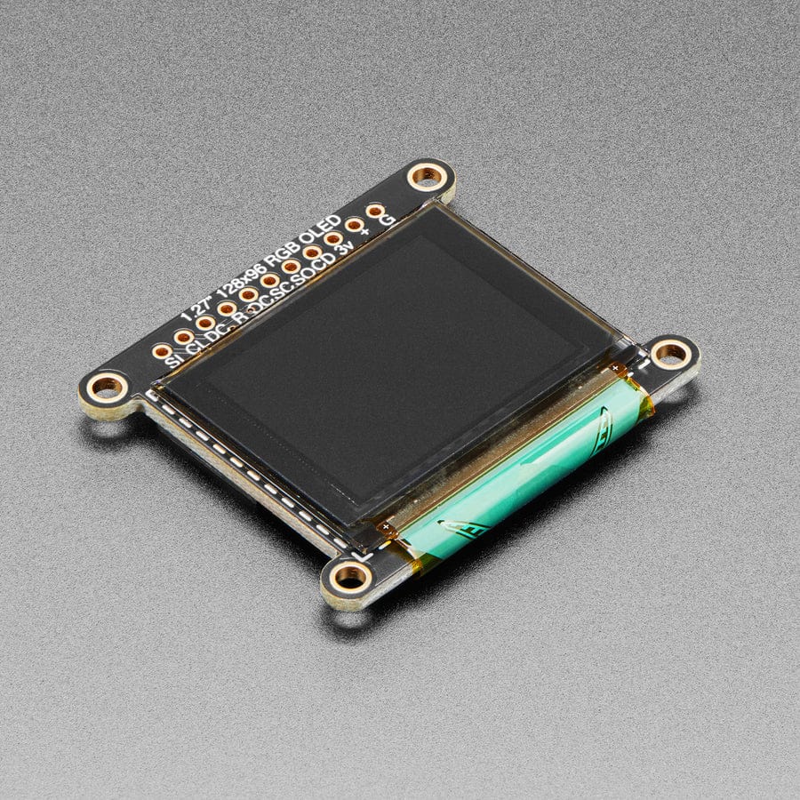 OLED Breakout Board - 16-bit Color 1.27" w/microSD holder by Adafruit - The Pi Hut
