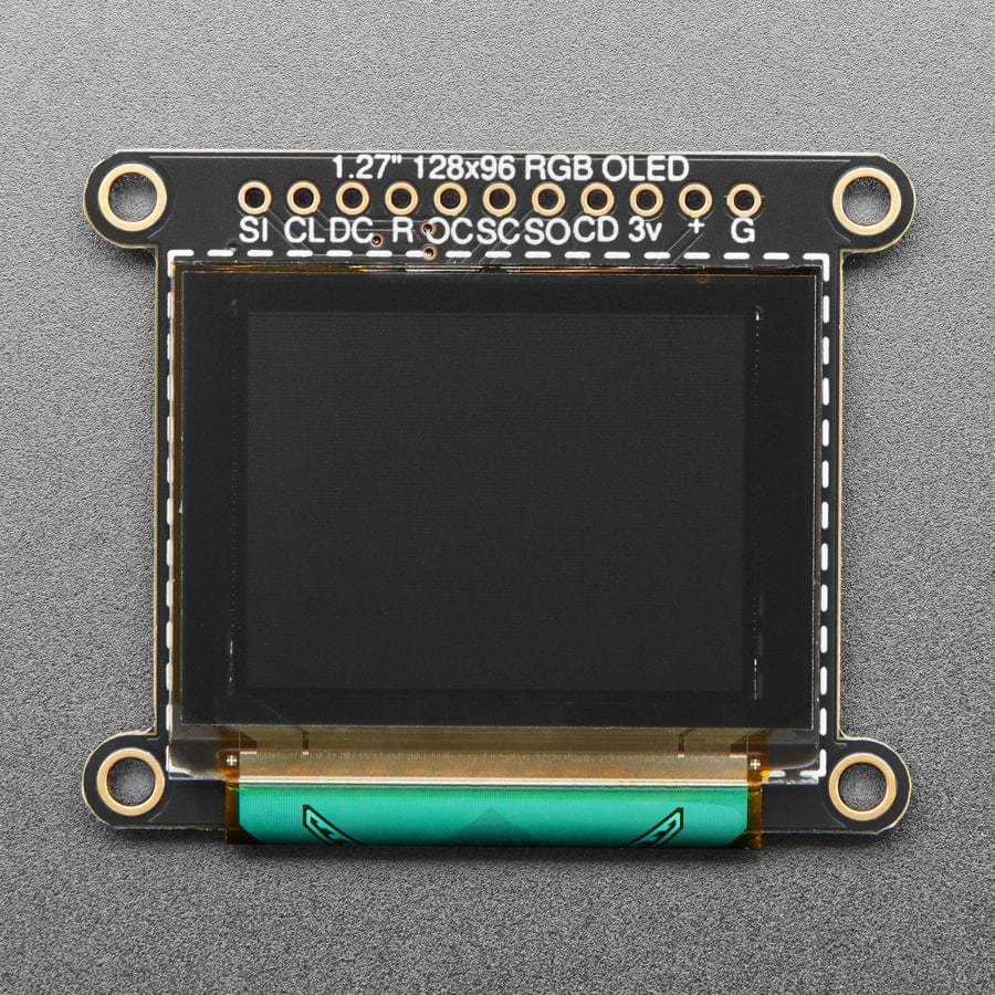 OLED Breakout Board - 16-bit Color 1.27" w/microSD holder by Adafruit - The Pi Hut