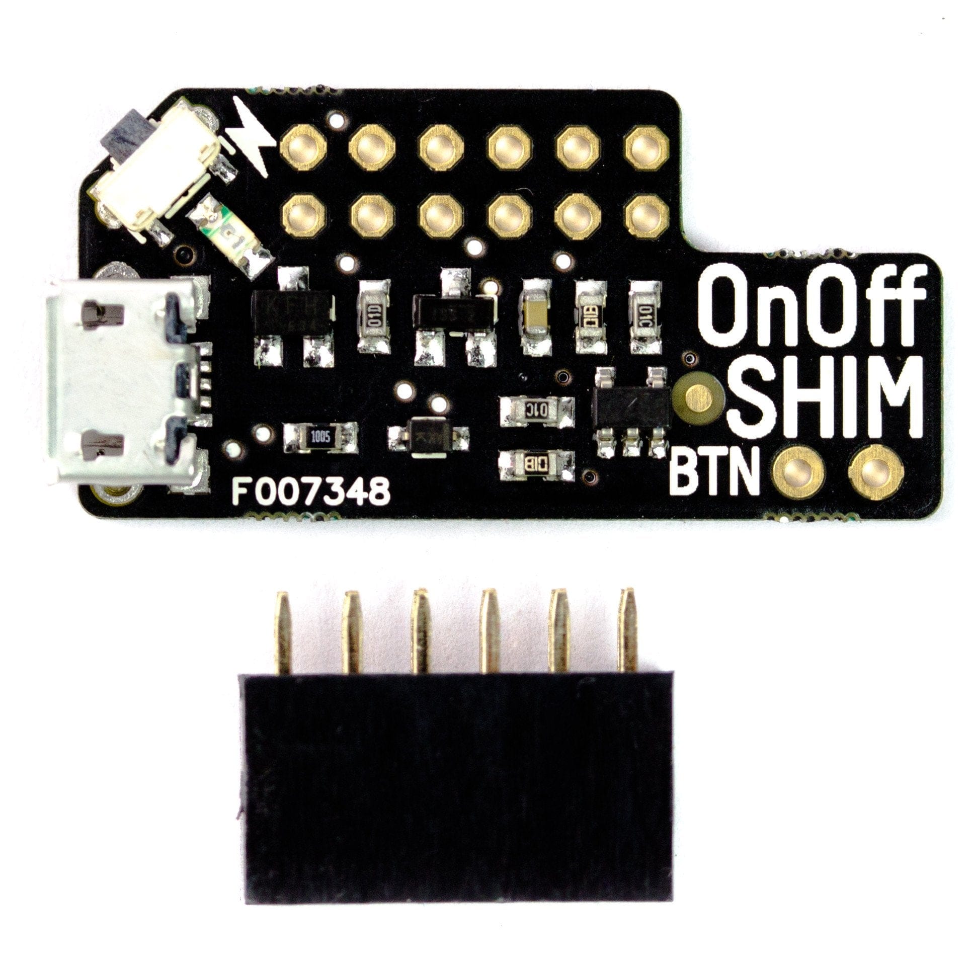 OnOff SHIM (micro-USB) by Pimoroni - The Pi Hut
