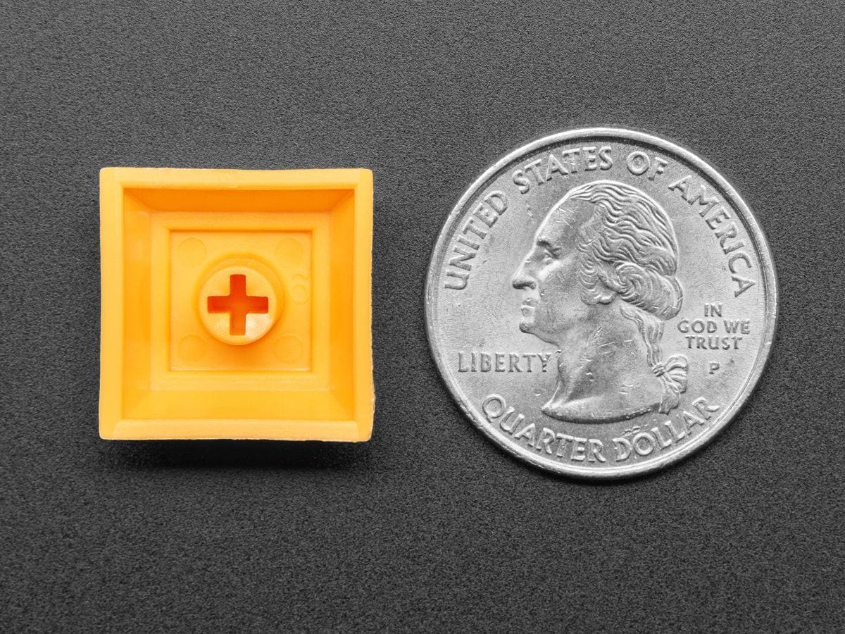 Orange DSA Keycaps for MX Compatible Switches - 10 pack by The Pi Hut - The Pi Hut