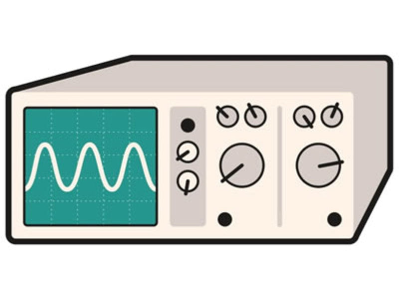 Oscilloscope - Sticker! - The Pi Hut
