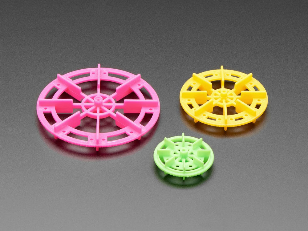 Paddle Wheel Pack for TT Gearbox Motor by The Pi Hut - The Pi Hut