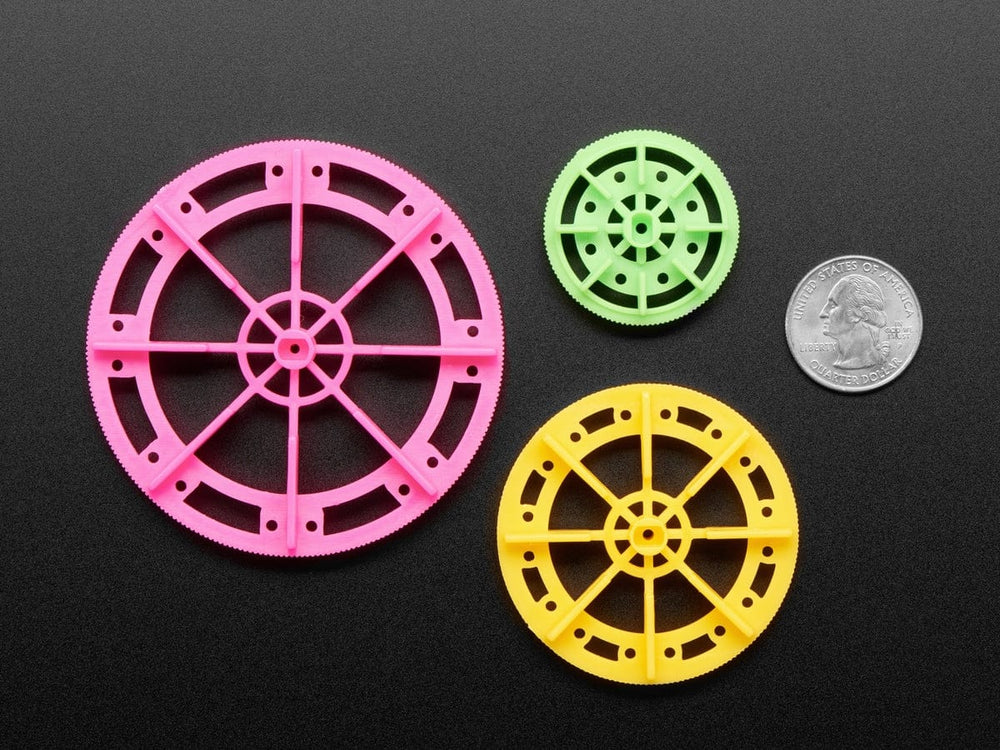 Paddle Wheel Pack for TT Gearbox Motor by The Pi Hut - The Pi Hut