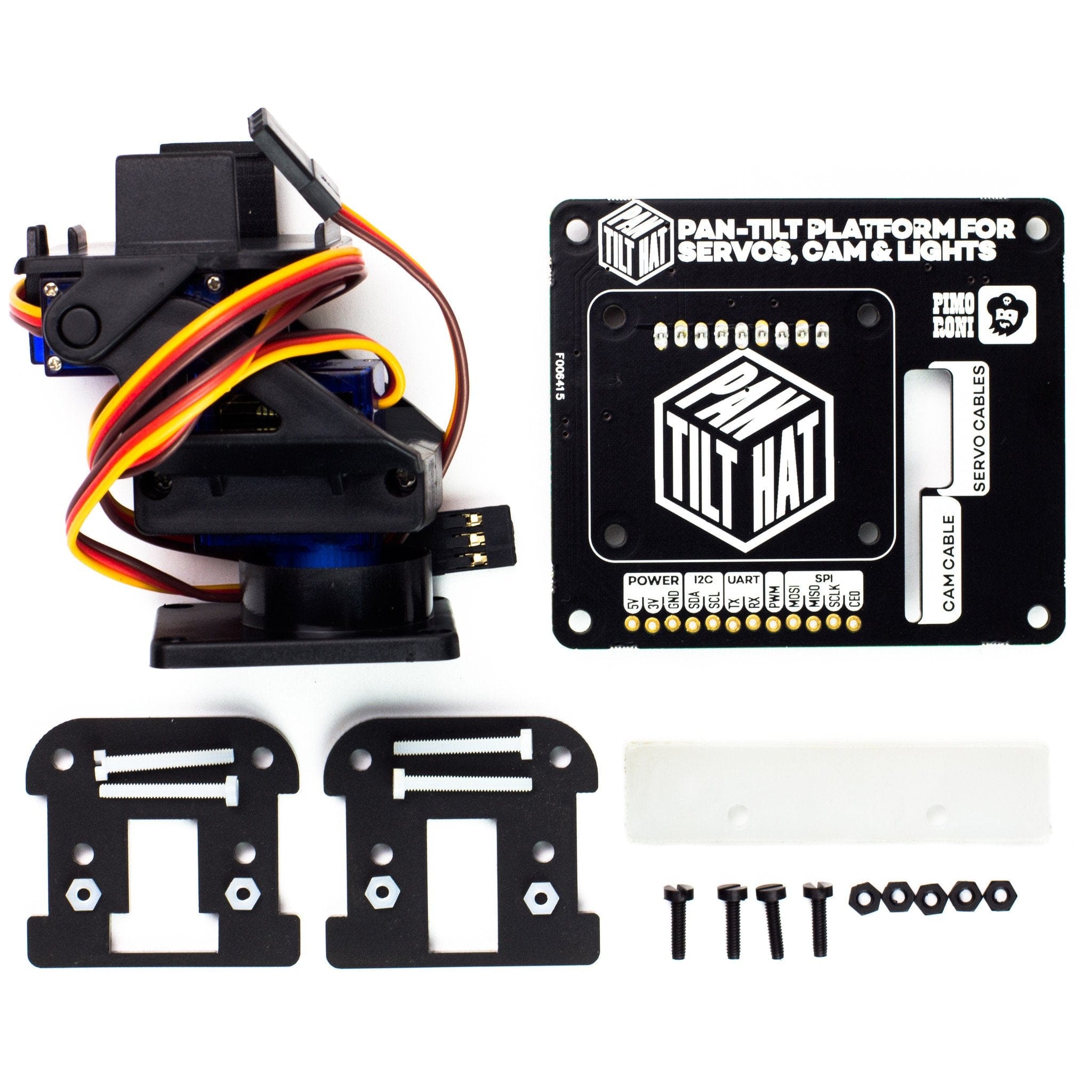 Pan-Tilt HAT by Pimoroni - The Pi Hut