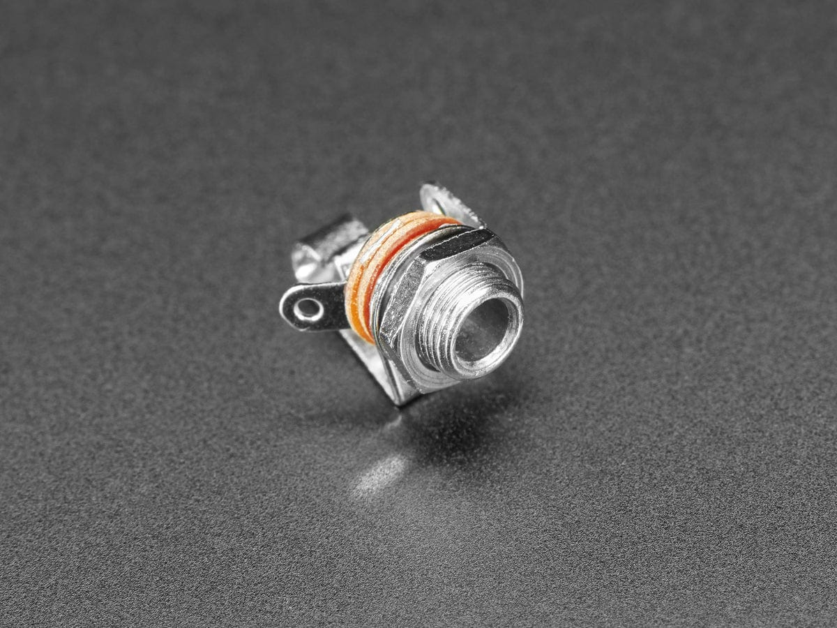 Panel Mount 1/8" / 3.5mm Mono Connector by The Pi Hut - The Pi Hut