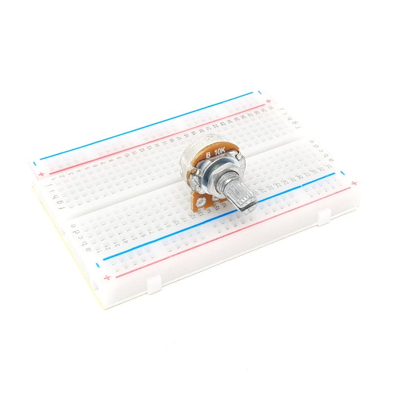 Panel Mount 10K potentiometer (Breadboard Friendly) (10K Linear) by The Pi Hut - The Pi Hut
