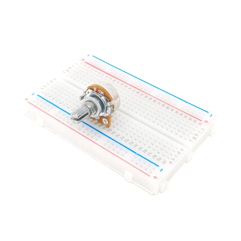 Panel Mount 10K potentiometer (Breadboard Friendly) (10K Linear) by The Pi Hut - The Pi Hut