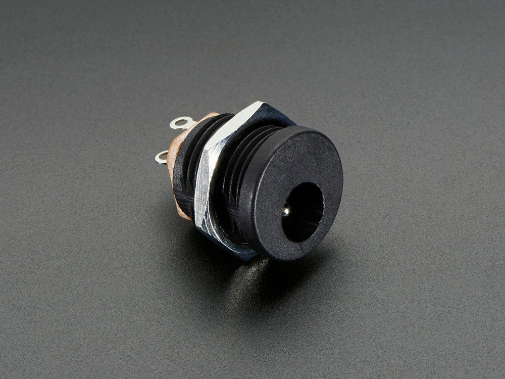Panel Mount 2.1mm DC barrel jack by The Pi Hut - The Pi Hut