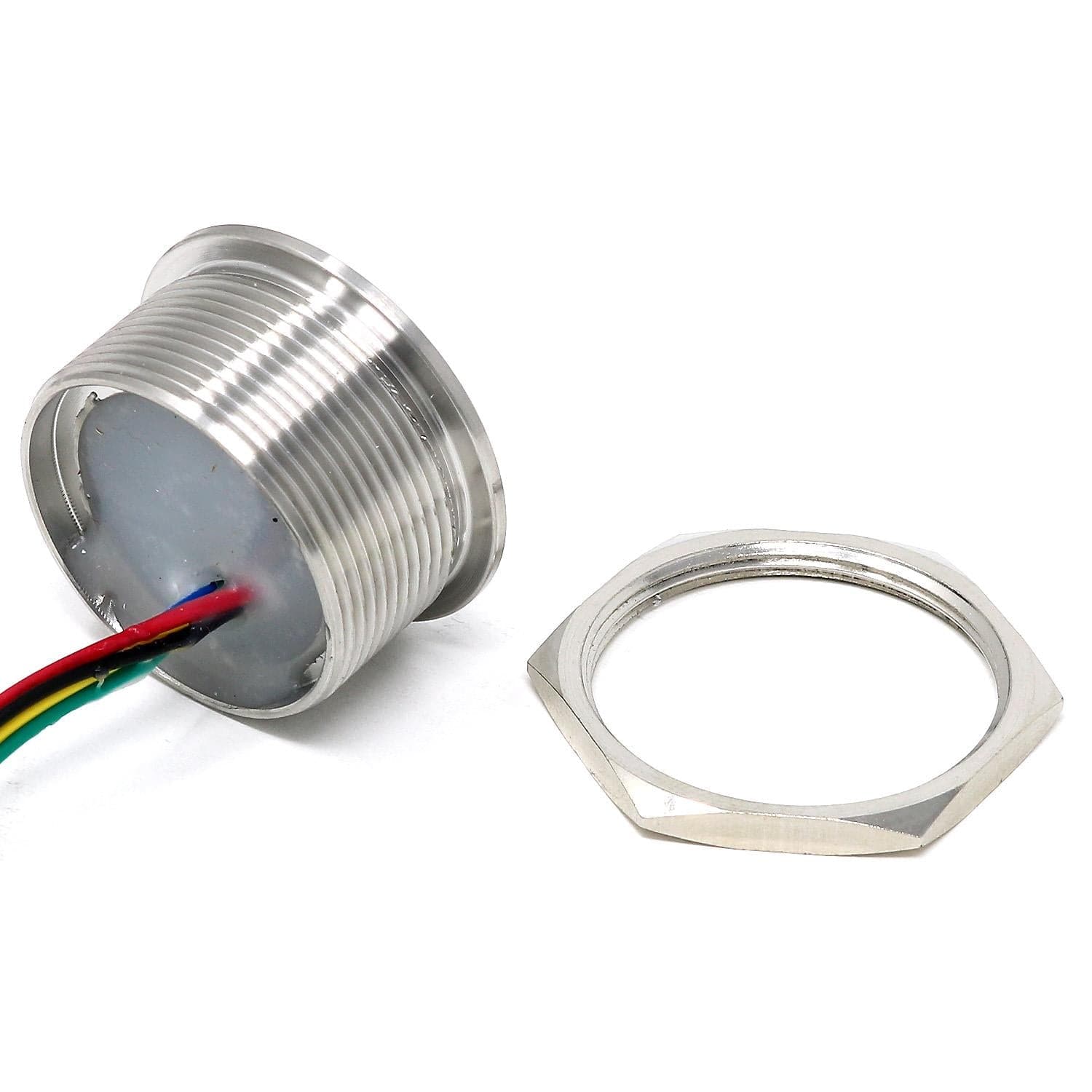 Panel Mount Fingerprint Sensor with Bi-Colour LED Ring (R503) by The Pi Hut - The Pi Hut