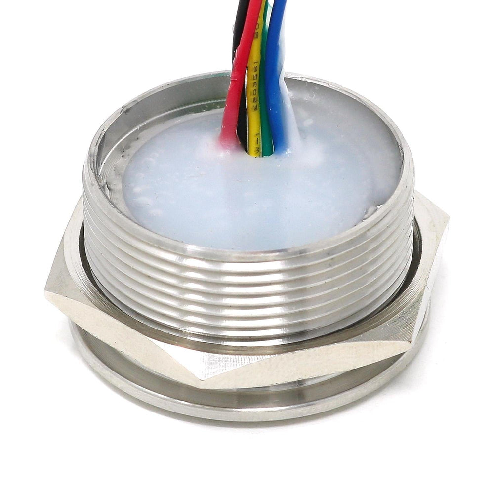 Panel Mount Fingerprint Sensor with Bi-Colour LED Ring (R503) by The Pi Hut - The Pi Hut