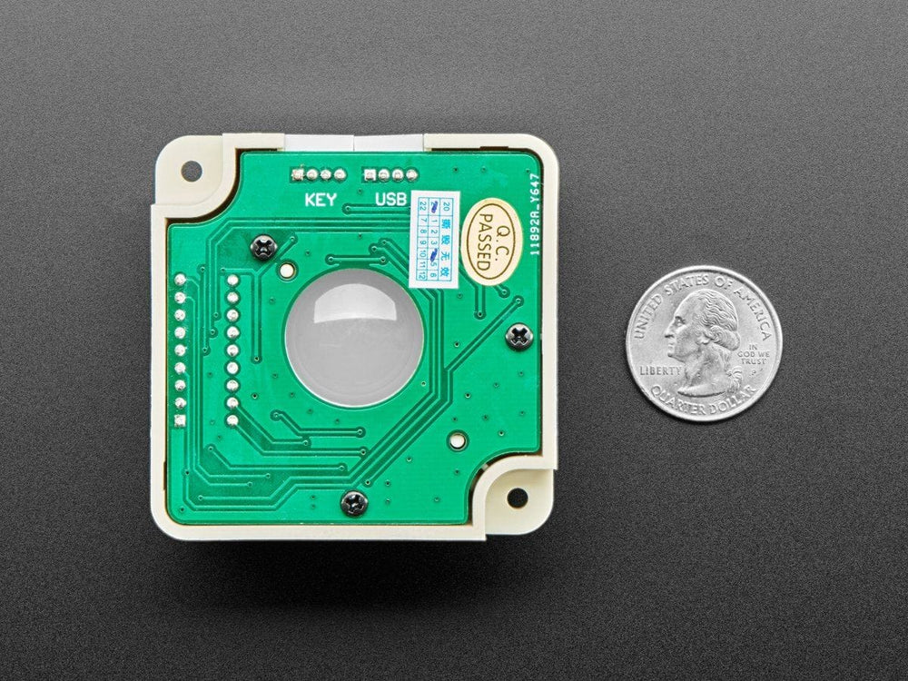 Panel Mount Glowing Trackball by The Pi Hut - The Pi Hut