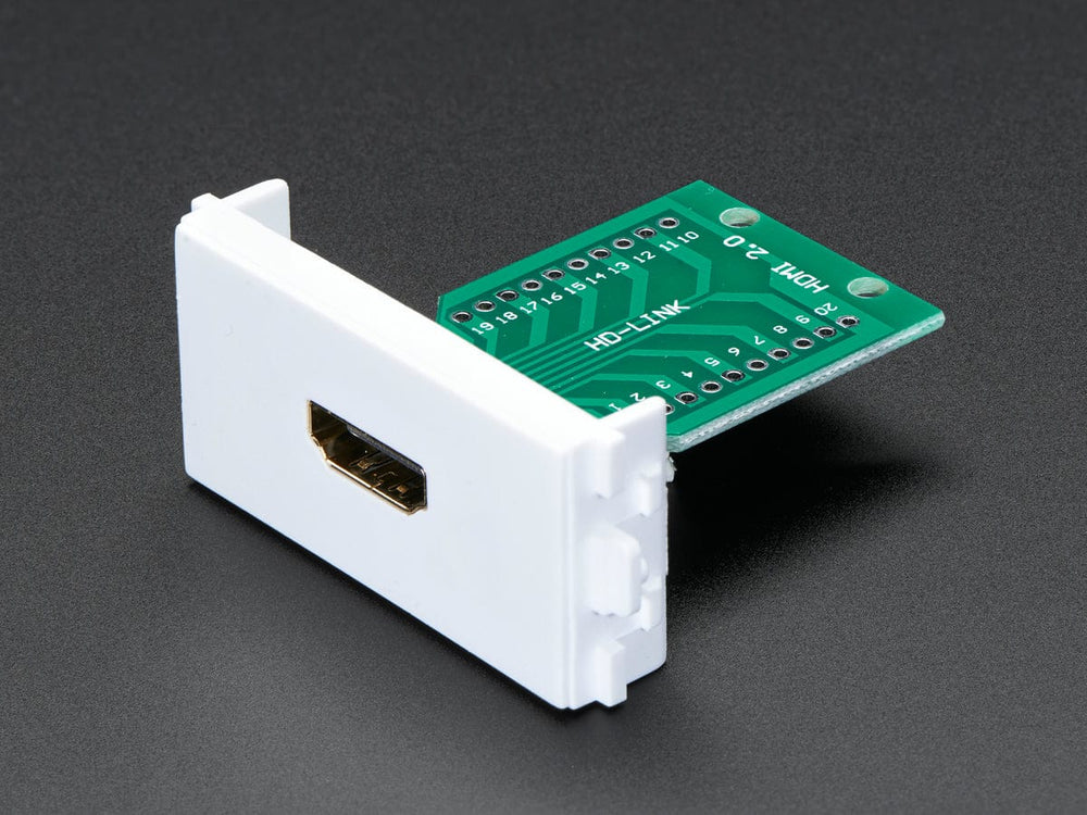 Panel Mount HDMI Socket Breakout by The Pi Hut - The Pi Hut