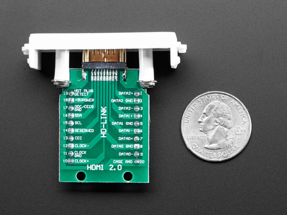Panel Mount HDMI Socket to Terminal Block Breakout by The Pi Hut - The Pi Hut