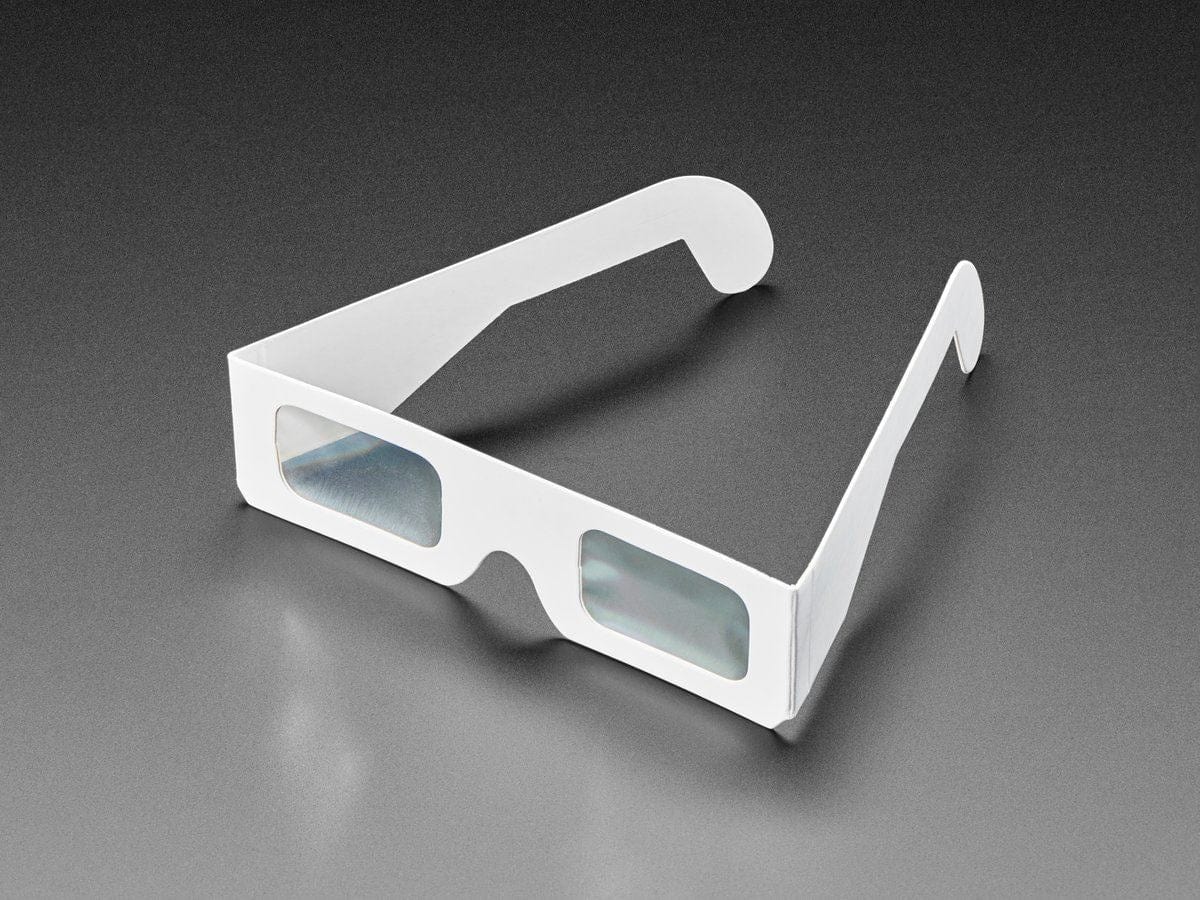 Paper Diffraction Grating Glasses by The Pi Hut - The Pi Hut