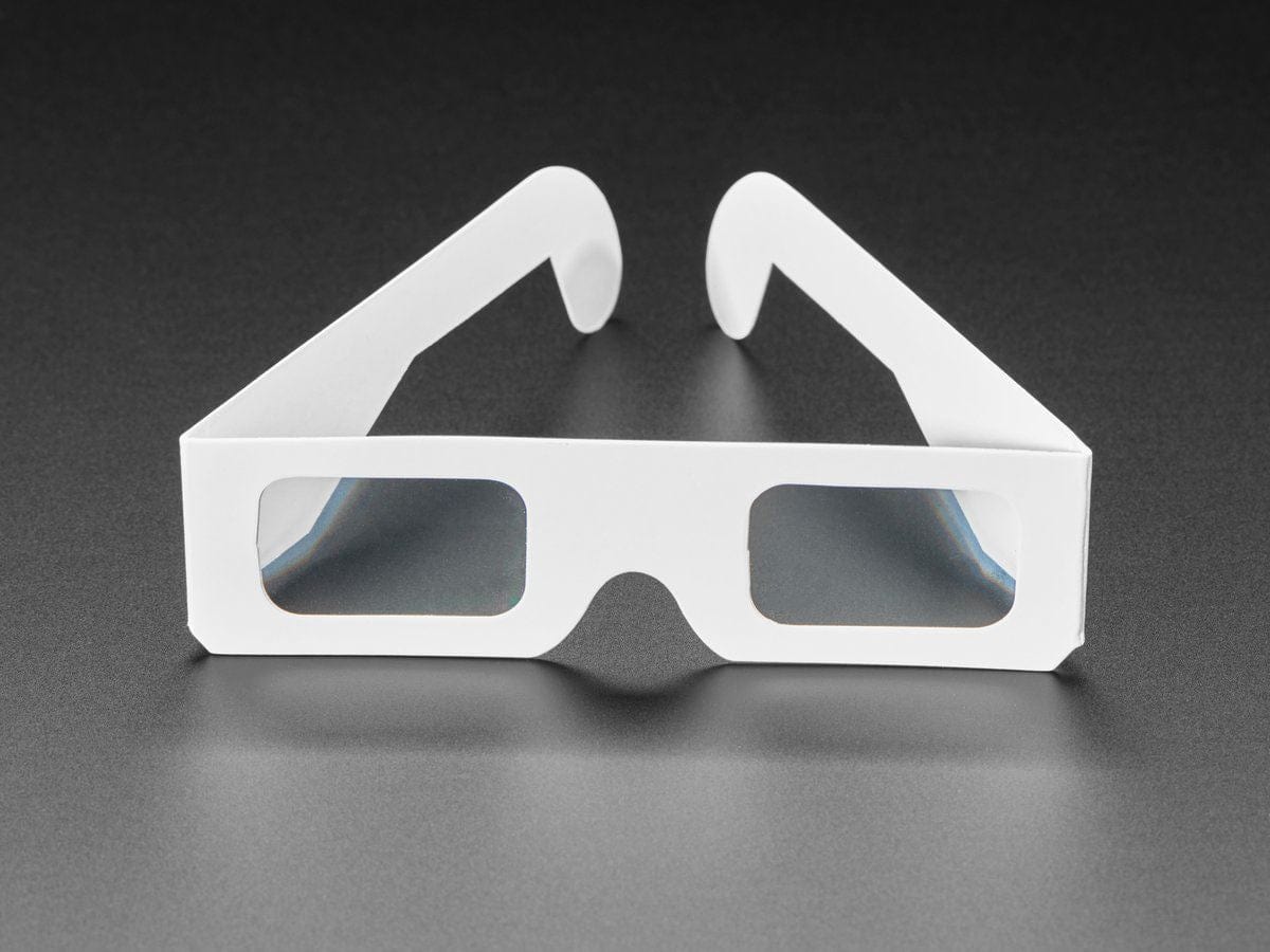 Paper Diffraction Grating Glasses by The Pi Hut - The Pi Hut