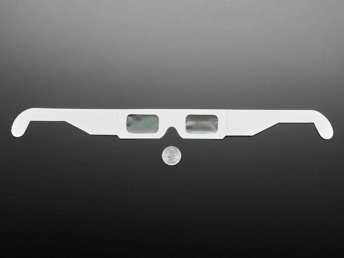 Paper Diffraction Grating Glasses by The Pi Hut - The Pi Hut