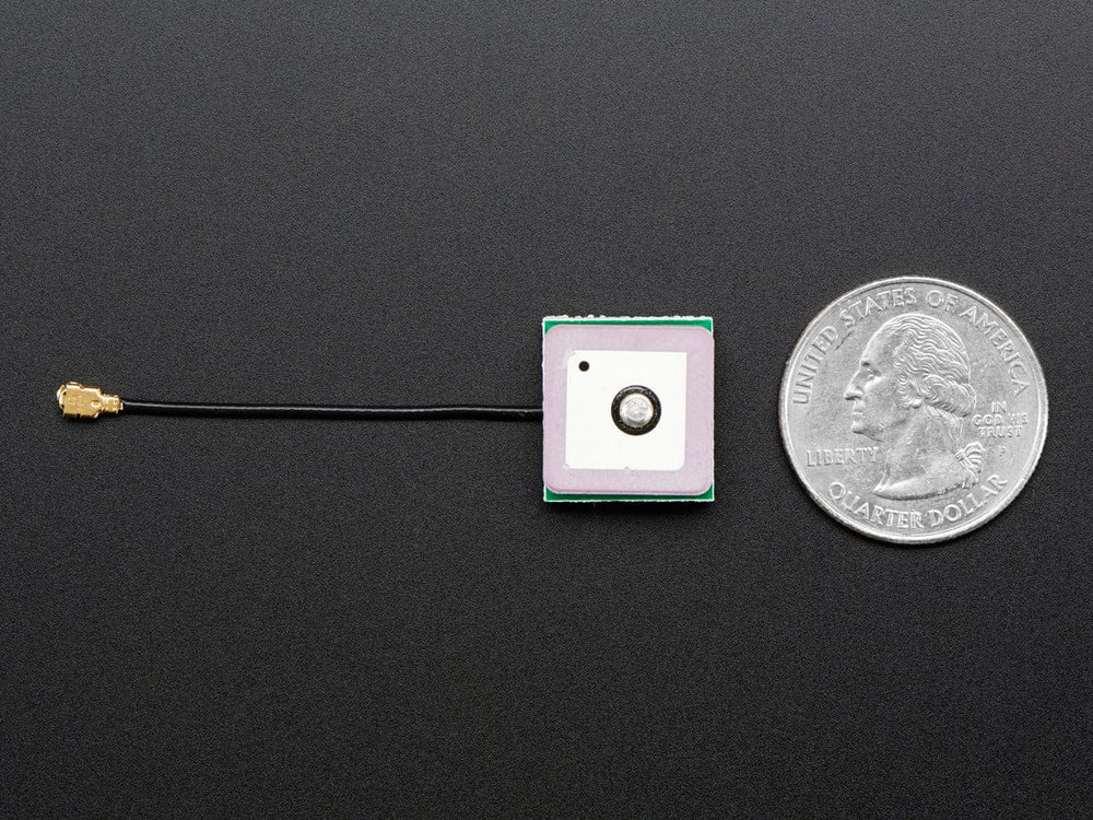 Passive GPS Antenna uFL - 15mm x 15mm  1 dBi gain by The Pi Hut - The Pi Hut